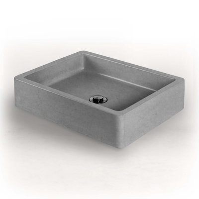Newterra Handmade Rectangular Vessel Bathroom Sink