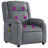 vidaXL Massage Recliner Chair, Adjustable, Leather-97814356