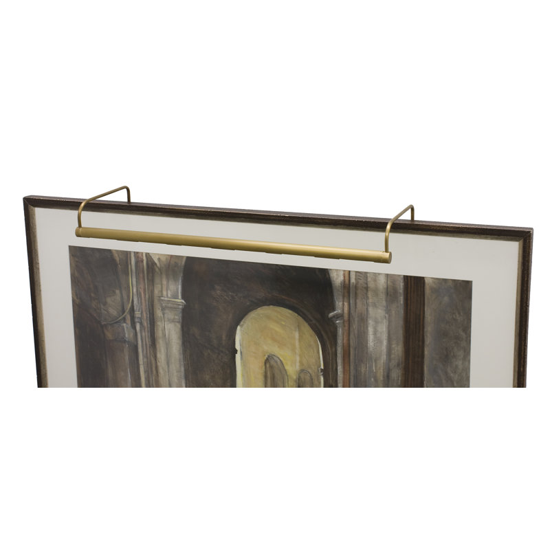 Applique pour tableau 2 lumières Slim-Line, Laiton délavé, H 7,5 po x l 30 po x P 8 po