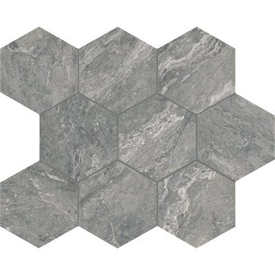 Daltile Perpetuo 8" X 9" Hexagon Matte Porcelain Floor Tile (25 PCS Per Carton) (9.27 SQFT Per Carton)
