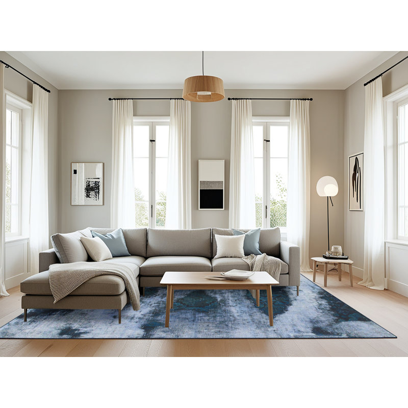 Tapis abstrait moderne 1372, Rectangle 8 pi x 12 pi