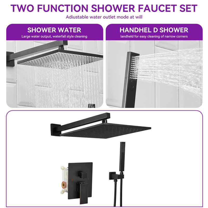 All-In-One Kit with Rough in-Valve, Oil Rubbed Bronze
