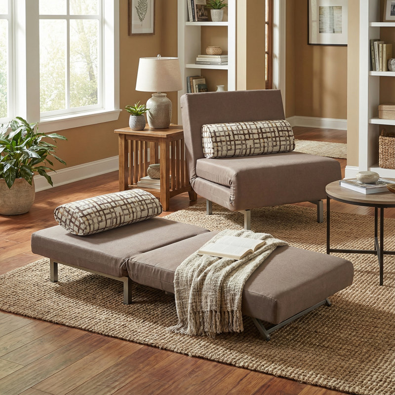 Fauteuil-lit convertible, Taupe