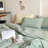 Muti-Color Modern Buffalo Washed Cotton Plaid Duvet Set-110352792-110352795