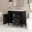 36 po Meuble-lavabo autoportant noir avec lavabo supérieur-1700518799-1700518793