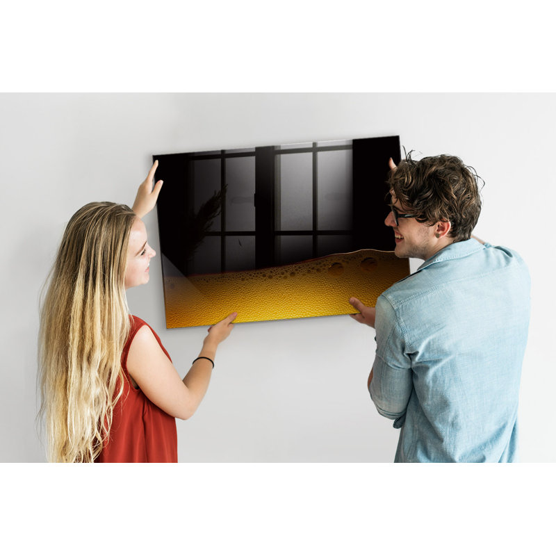 Magnetic Glass Photo Memo Board