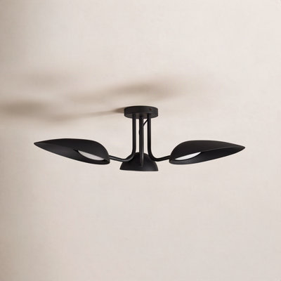 Inge 3 Light Metal Semi Flush Mount