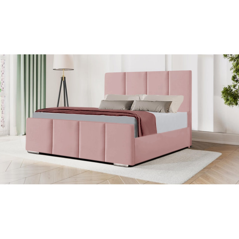 Edgemont Upholstered Bed, Super King (6'), Pink