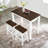 Industrial Style 3-Piece Counter Height Table Set with Two Chairs