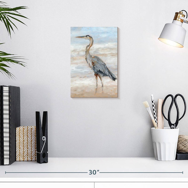 Brampt Beach Heron II, 12" H x 8" W