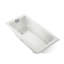 Tea-for-Two 72-In x 36-In Drop-in/Undermount Whirlpool Bath with Reversible Drain-998049586