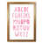 Honey Oak Frame