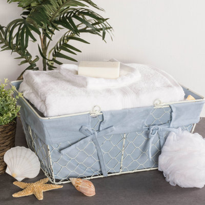 Gracie Oaks Colgate Fabric Decorative Basket