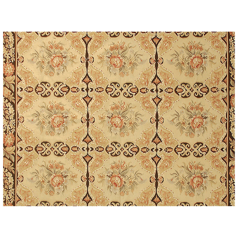 Wool Oriental Area Rug, Square 14'