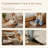 Amber Vintage Full Pattern Washable Area Rug With Non Slip Backing-1081387756
