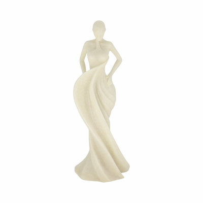 Sagebrook Home 14" Kallos Quartz Resin Woman Statuary