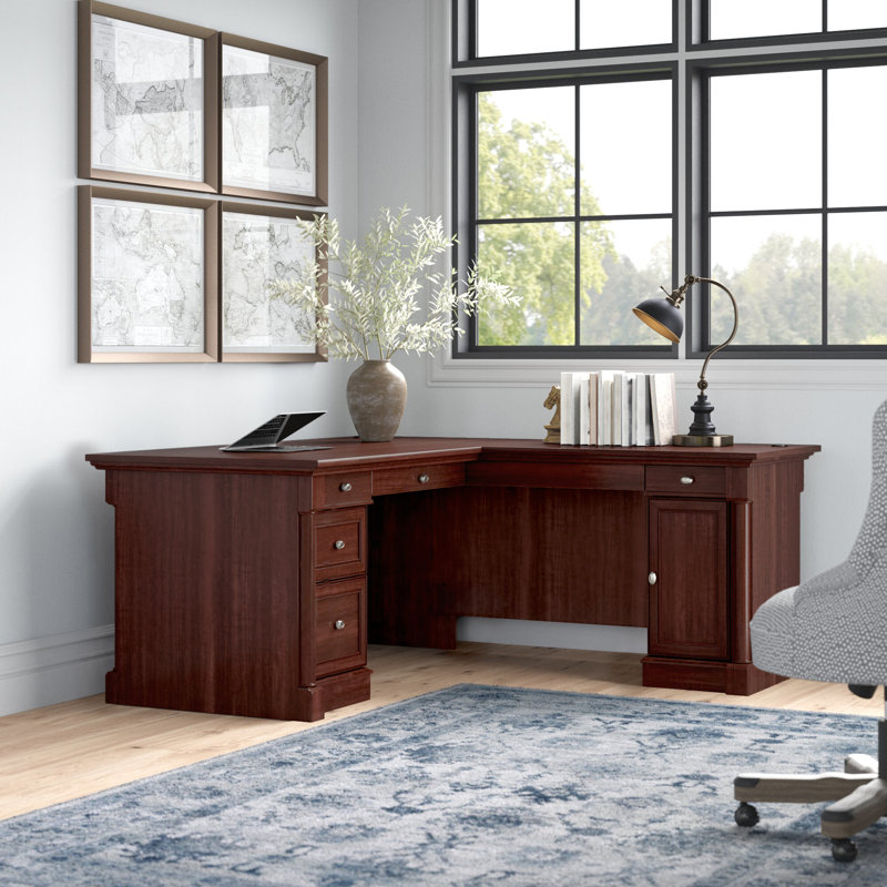 Bureau en L Walworth, Cerisier sélectionné