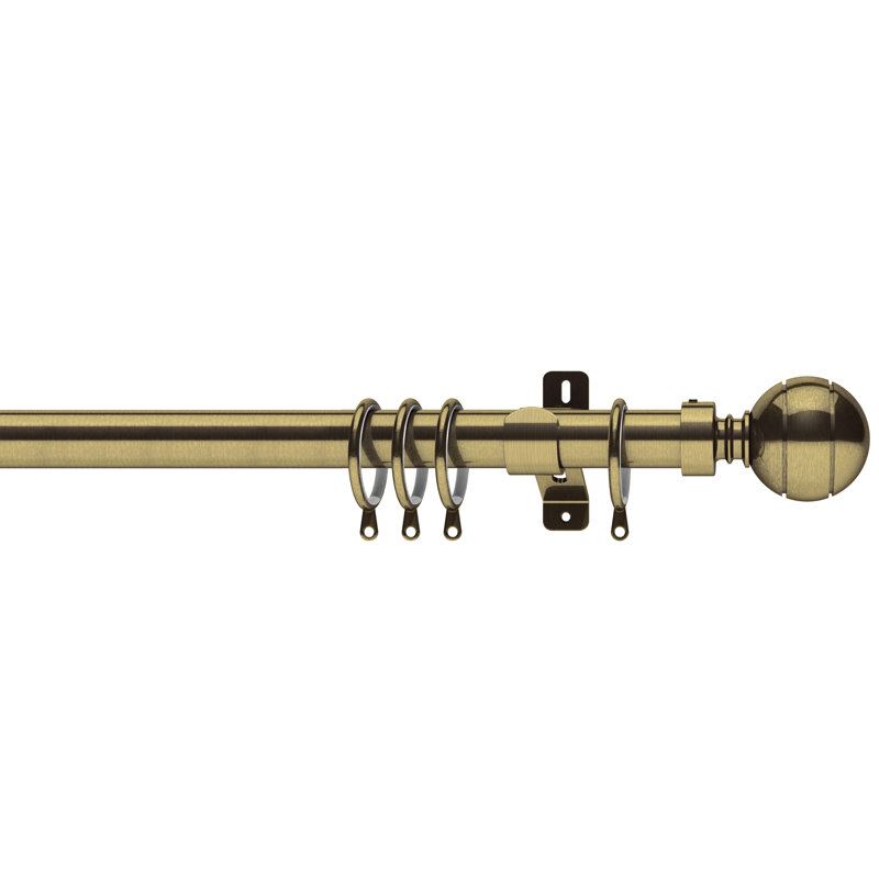 Curtain Track/Rail, 180cm, Antique Brass