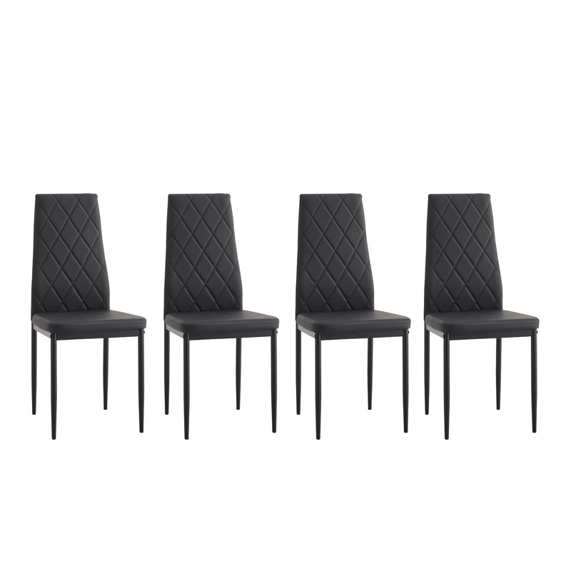 Ensemble de 4 chaises de salle à manger Chesham Vallelunga