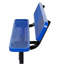 Banc en acier avec dossier 6 pi. Bleu