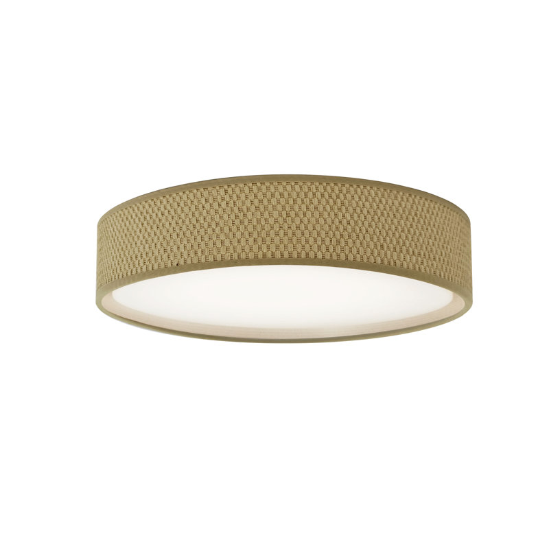 Acrylic LED Flush Mount, Natural