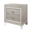 Table de chevet Cross Glam Champagne