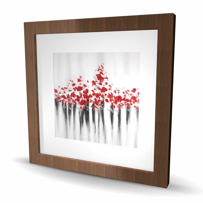 Falling Red Dot - Shapes Abstract