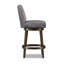 Upholstered Stool with Solid Wood Frame-1743268121