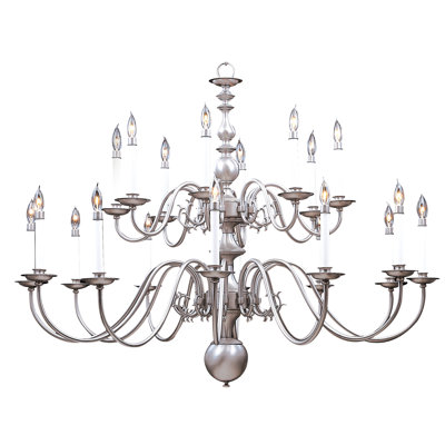 Jovan 20 - Light Dimmable Tiered Chandelier