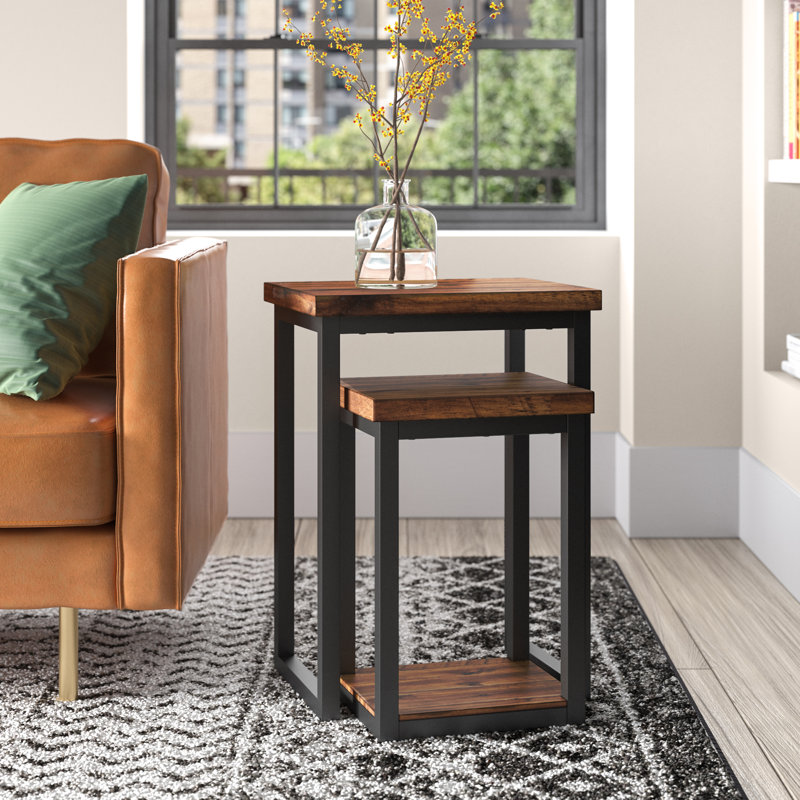 Tables de bout gigognes en bois 18 po Claremont