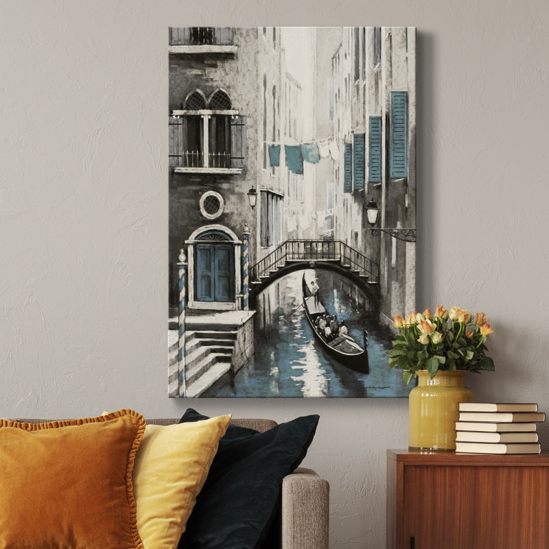 Venise I - reproduction d'art, H 48 po x l 32 po x P 1 po, Toile tendue, Pas de tapis