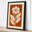 Daisy Linocut Botanical - Wrapped Canvas-33311515-33311516