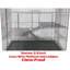 Cage de voyage portative en métal à 3 niveaux avec furet et souris Chinchilla