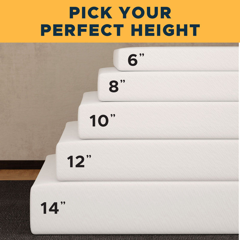 Early Bird Dual Cool Medium Hybrid Mattress, 12", Queen