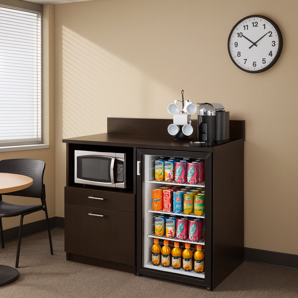 Commercial Grade Coffee Kitchen Lunch Room Cabinets Fully Assembled 48"W x 36"H   Breaktime 