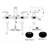 Widespread 2-handle Bathroom Faucet with Drain Assembly-98128748