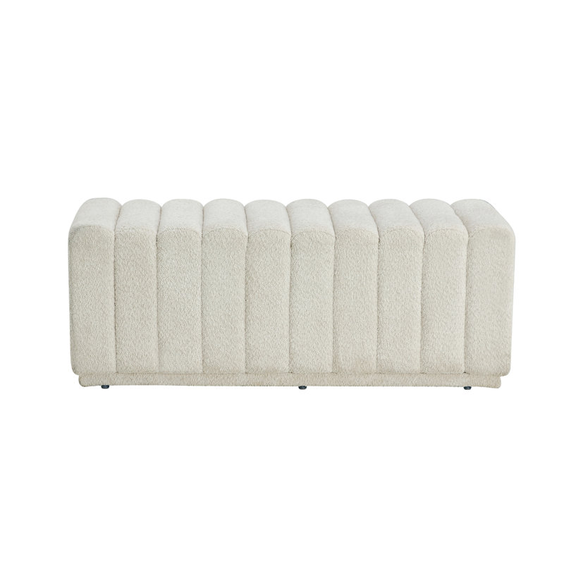 Velvet Upholstered Bench