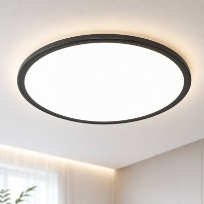 Deshunda 1 - Light 19.7" Simple Round Acrylic LED Flush Mount
