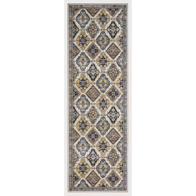 Lyanne Washable Non-Slip Taupe Area Rug