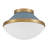 Bolderberg 1 Light Vibrant Flush Mount-1895666047
