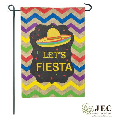 Double Sided 18 in. H x 12.5 in. W Polyester Garden flag