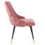 Chaise parsons capitonnée en velours-148914989