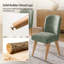 Ensemble de chaises de salle à manger rembourrées avec pieds en bois massif de l 19 po Jeremias-1651390627-1651390624