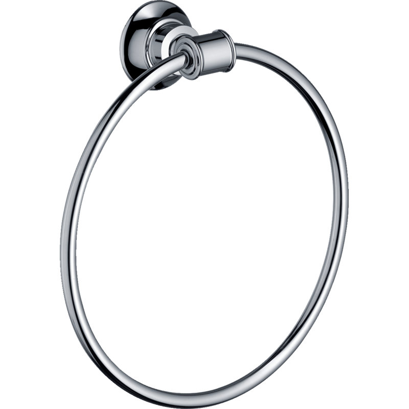 AXOR Montreux Wall Mounted Towel Ring, Chrome