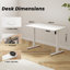 Electric Height Adjustable Home Office Standing Desk-1802305424-1802305438-1745618611