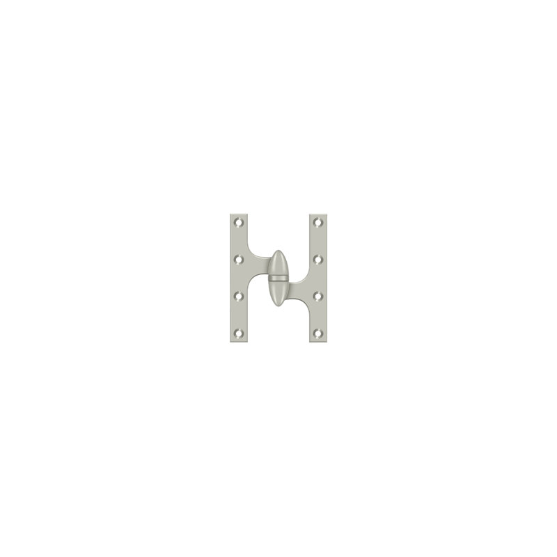 Hinge, Brushed Nickel, Right Hand