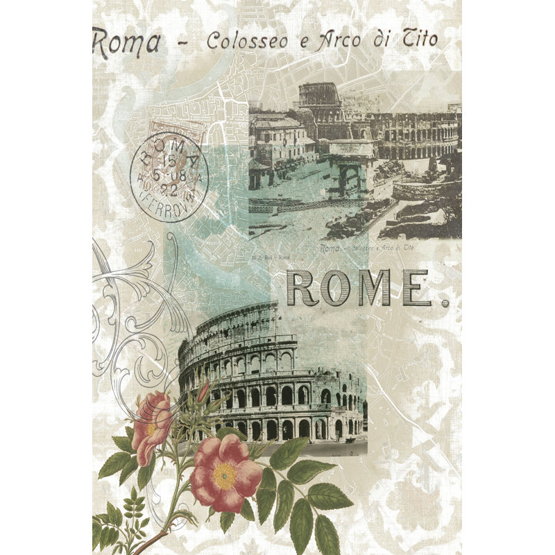 Visiting Rome by Jennifer Goldberger - Wrapped Canvas Print, 122cm H x 81cm W