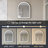Wall Mounted Bathroom Framed LED Mirror With Memory Function-1289264547-1340570946