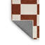 Tapis beige à carreaux lavable à la machine-342279199