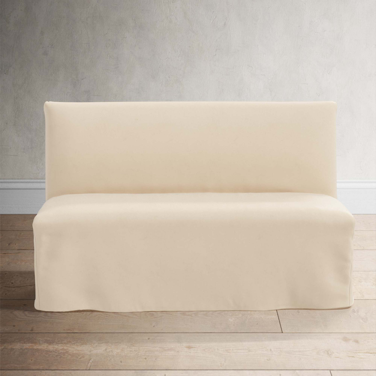 Ivanka Upholstered Bench, Classic Pearl Performance Velvet